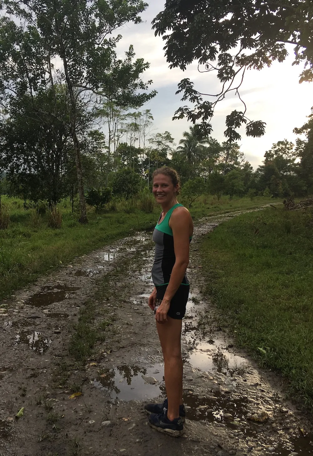 Baukje Zaaijer entrenando para el maratón