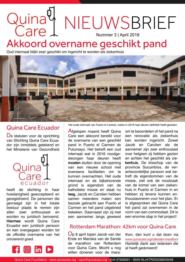Nieuwsbrief April 2018