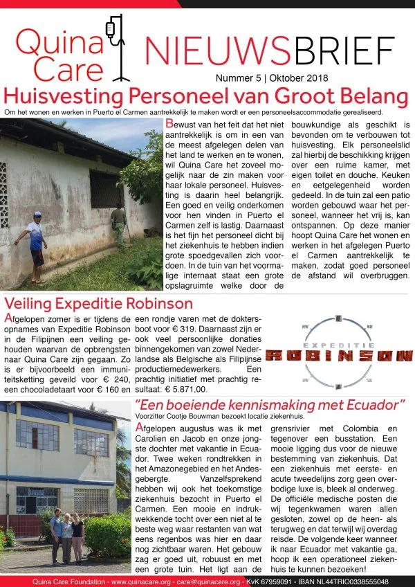 Nieuwsbrief Oktober 2018
