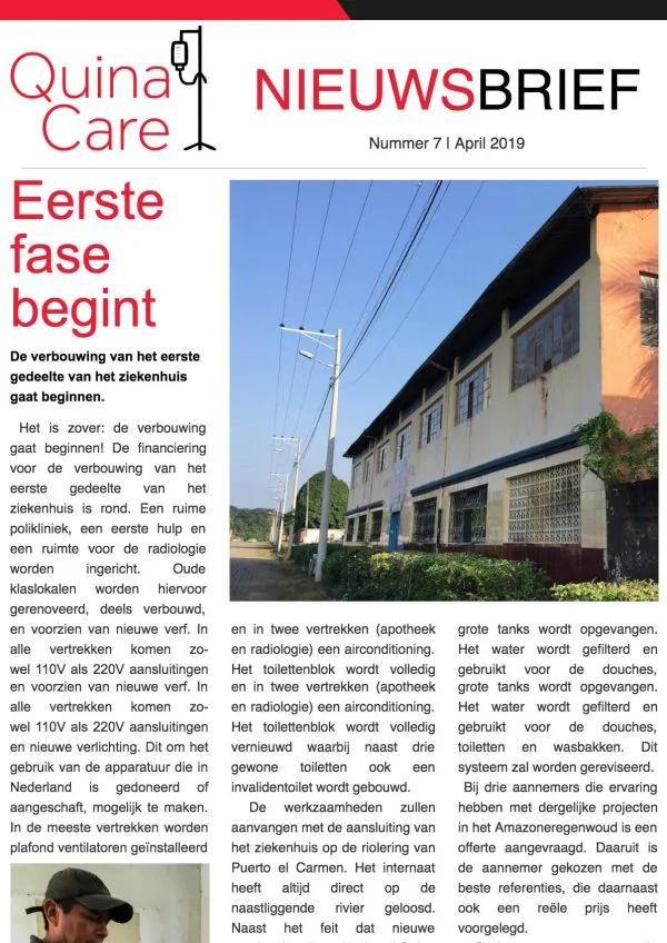 Nieuwsbrief April 2019