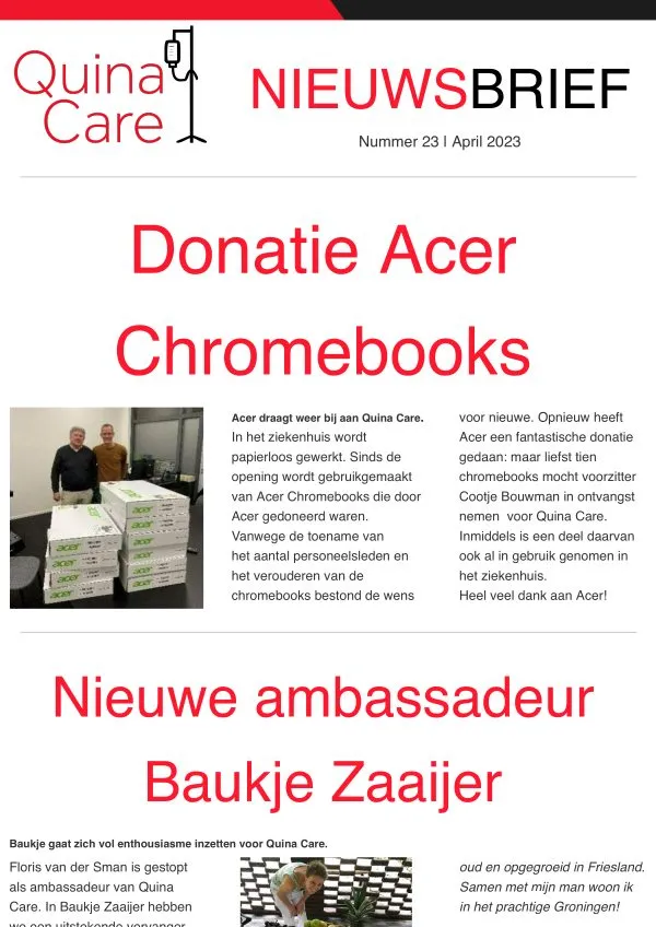 Nieuwsbrief April 2023