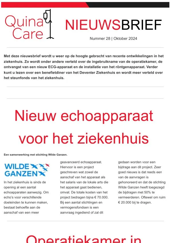 Nieuwsbrief Oktober 2024