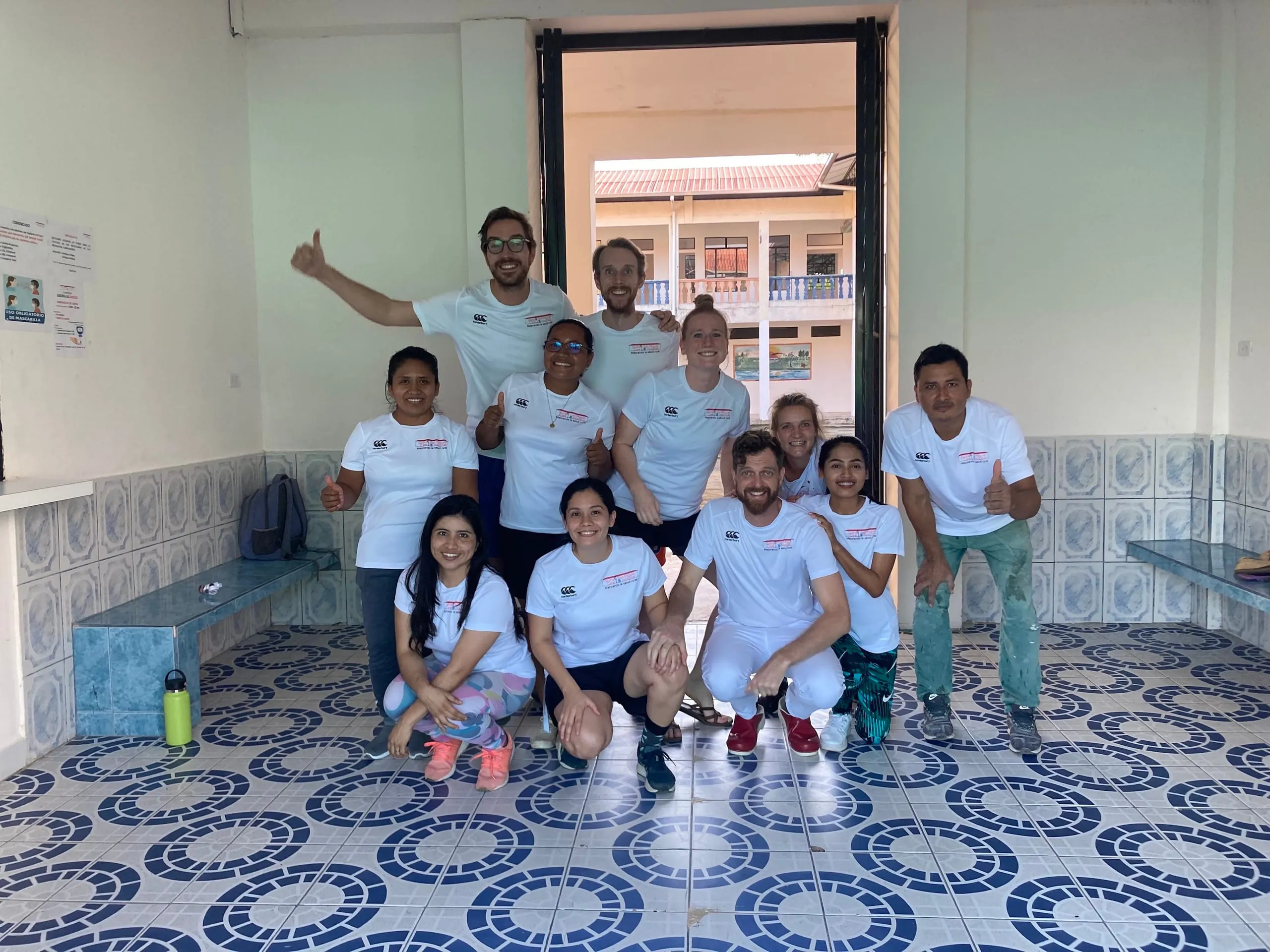 Het team van Hospital San Miguel