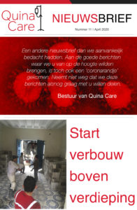 Quina Care nieuwsbrief april 2020